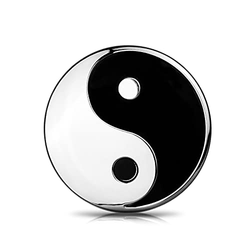 Noizzy Yin-Yang Symbol Dualism Car Emblem - Tai Chi Harmony