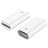 Cómo usar: conecte el conector hembra más largo al extremo del adaptador lápiz iPad, y el otro extremo del adaptador lápiz Apple se conecta a un cable Lightning para cargar su lápiz manzana.