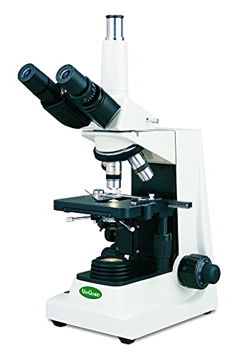 Vanguard 1431Bri Brightfield Clinical Microscope With Trinocular Head, Halogen Illumination, 4X, 10X, 40X, 100X Magnification, 360 Degree Viewing Angle, Plan Achromatic Objective Type #TOP26