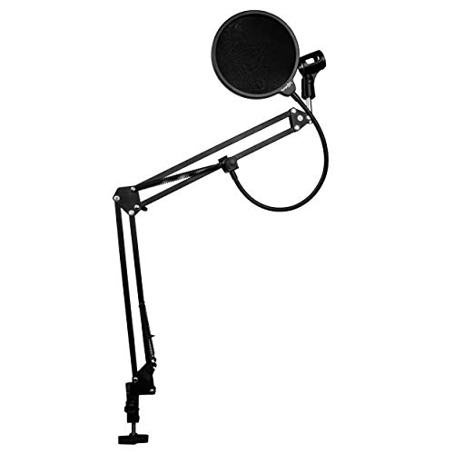 Dragonpad USA- Studio Microphone Kit- Black Boom & BLK/BLK Pop Filter