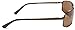 Sunbelt Men's Neptune 190 Polarized Sunglasses,Metallic Brown Frame/Brown Lens,one size