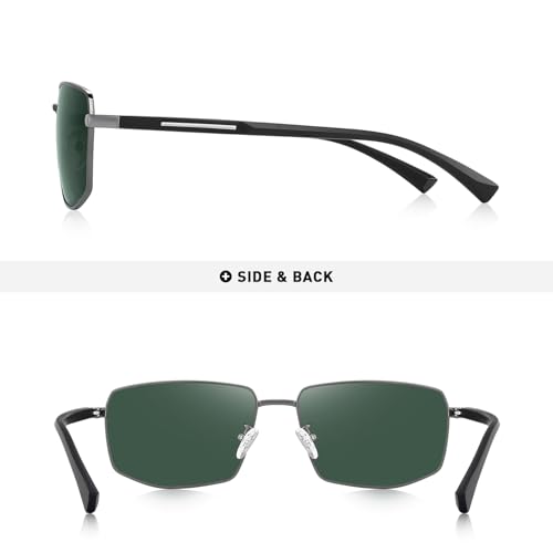 Mens Classic Sunglasses Male Polarized Rectangle Sun glasses For Men4