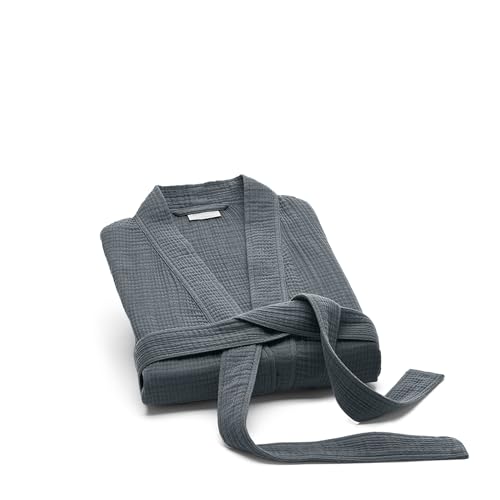 Image of BOLL & BRANCH Dream Robe - 100% Organic Cotton - Ultra Soft, Lightweight, Breathable, and Pre Shrunk - Unisex