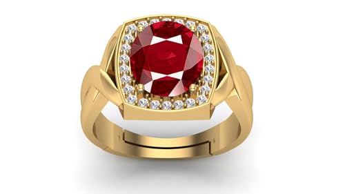 Rubis naturel bague Manik 6,55 cts non chauffée, le cadeau précieux idéal A+