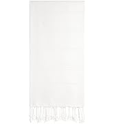 Cacala Pestemal Turkish Bath Towels 37x70%100 CottonTM White