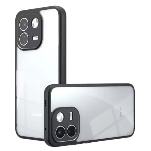 Lzzox for Xiaomi Redmi Note 17 Pro Max 5G �P�[�X �J�����ی� �G�A�R�[�i�[ �ϏՌ� �n�[�h�o�b�N�J�o�[ (�N���A, Redmi Note 17 Pro Max 5G)