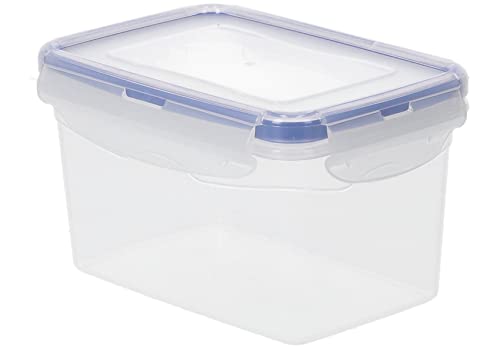 KOTARBAU® Recipiente de plástico para comida, 700 ml, Fiambrera, Bote rectangular, profundo, Contenedor, Tupper para almacenamiento de alimentos, Taper, Cierre hermético