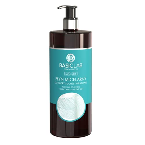 BasicLab Płyn micelarny do skóry suchej, wrażliwej 500ml