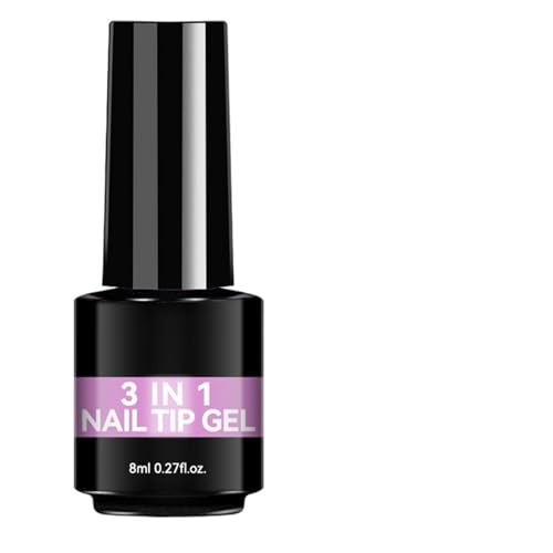 UV Gel Nail Glue, Grooming Balm Aid, 8ml Long Lasting Adhesive with Safety, Base Gel Cosmetic Tool with Comfort, Modern Beauty Design Style, Accessory for Beginners Professionals 8ml