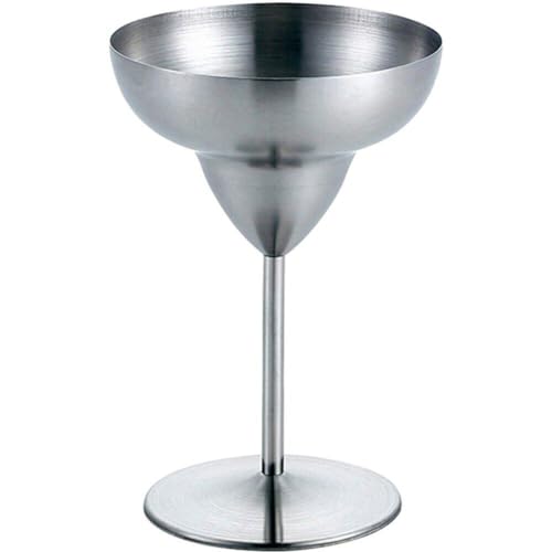 Gasas De Margarita De Acero Inoxidable Copias De Vino De Cóctel Martini Plateado Copas De Vino De Metal