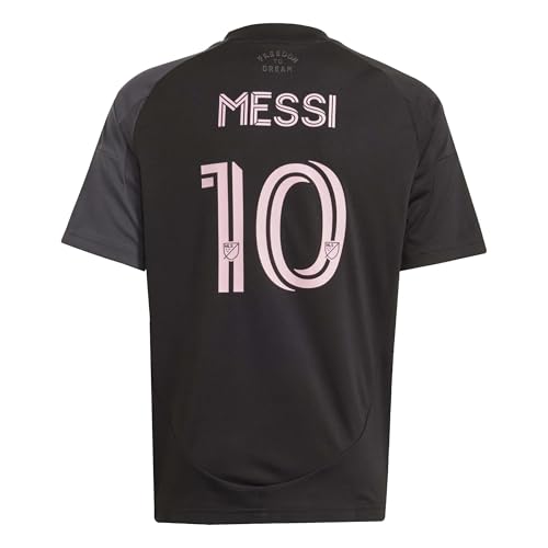 adidas 2025-26 Inter Miami Youth Messi #10 Stadium Away...