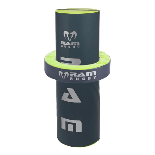 Ram Rugby Tackle Bag - 5 Sizes - 28kg 20kg 15kg 10kg or 8kg Club Quality - Industrial-Grade Water-Resistant PVC - UK Made for Durability - Suitable for Seniors Juniors & Minis