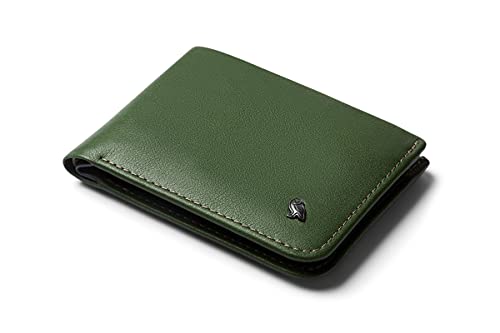 Bellroy Hide & Seek Wallet (slim leather bifold design RFID blocking holds 512 Cards with a hidden section) - RangerGreen