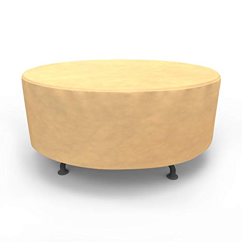 Empirepatio Classic Nutmeg Round Patio Table Cover, 60" Diameter X 28" Drop #TOP4