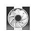 darkFlash DM8 3-Pack Reverse Blade RGB PWM Fans, Dual Ring Infinity Mirror Case Fans, 1600RPM High Airflow 56CFM, Low Noise 32.5dBA, Computer Case Cooler Fan (White)