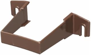 Amerimax 2 in. Contemporary Brown Vinyl Square Downspout Clip - 1 Each