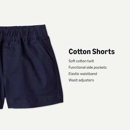 Image of Amazon Essentials x Sofia Grainge Unisex Babies, Toddlers and Kids' Pull-on Cotton Twill Shorts