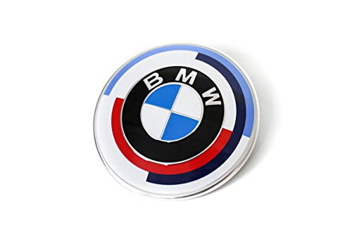 BMW 51148087188 - Emblème Original 50 Ans M, Diamètre 82 mm, pour F40 F44