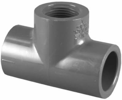 Charlotte Pipe & Foundry Pvc084011200ha PVC Tee, 3/8