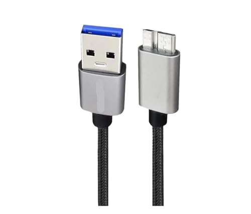 Cable de datos USB 3.0 Micro B de 0.29 m miniatura 4
