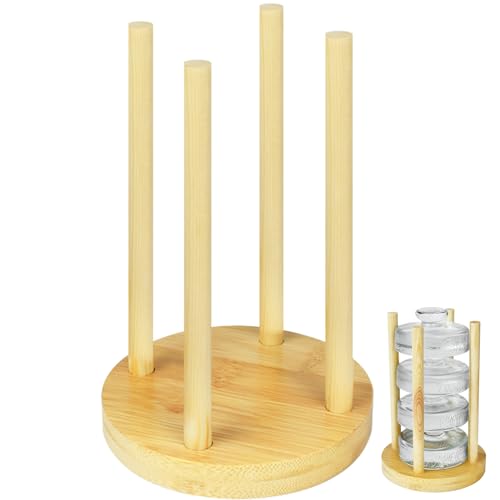 Artcome Glass Weights Organizer - Space Saving Compact Design - Fermentation Weights Holder - Efficient Organization of Kitchen Cabinets & Countertops to Minimize Clutter - Organize up to 4-5 weights