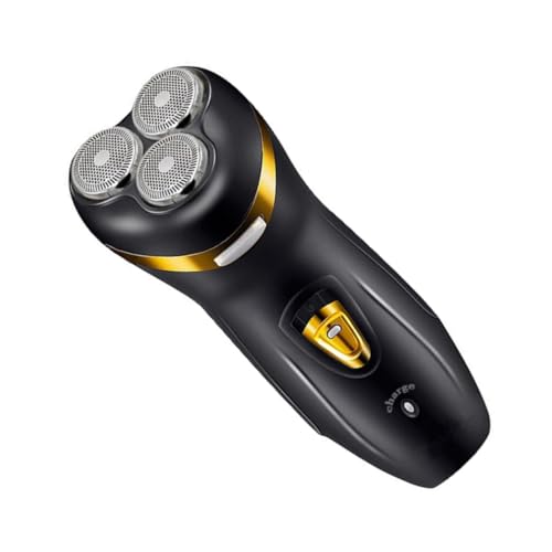 CHICAMPERA Máquina de Depilación Eléctrica Recargable Cabezal Lavable y Captura de Vello Nasal para Hombre, Diseño ABS Negro Adecuado para Padre y Adultos