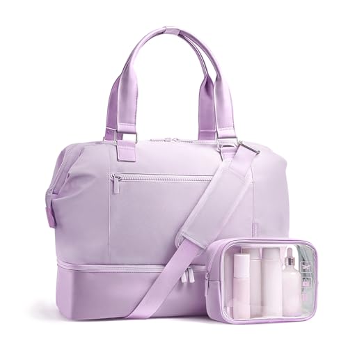 Image of TOPEAST Travel Duffle Bag, Weekender Bags for Women with Shoe Compartment