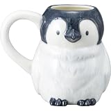 かわいい食器 マグカップ ペンギン ダイカット 動物 食器 約340ml