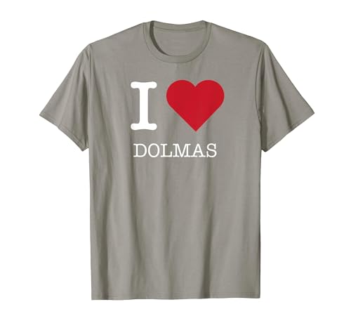 Adoro a Dolmas, Amo a Dolmas Camiseta, Hombre, Pizarra, 3XL