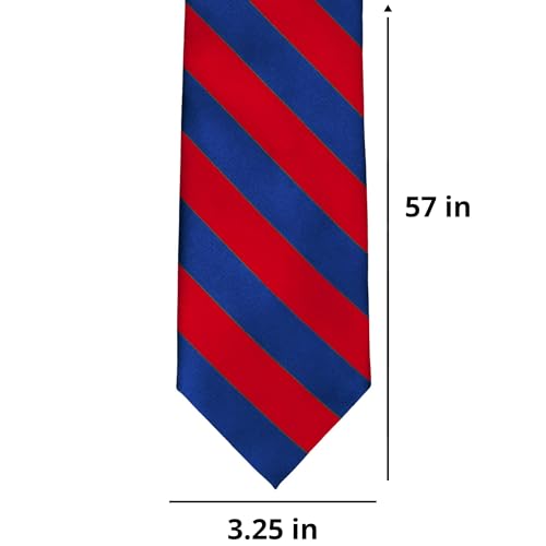 Image of tiemart Men's Striped Tie Standard Length