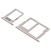 Wewoo Tiroir de Carte SIM Or pour Samsung Galaxy J3 2017 Double SIM / J330 et J5 2017 Double SIM / J530 J7 2017 Double SIM / J730 SIM + SIM Micro SD pièce détachée