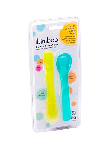 Colher Termica Com 2 Unid Verde, Ibimboo, Verde E Amarelo