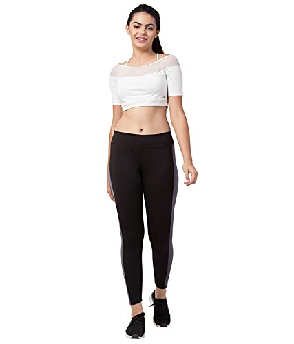 Image of BLUECON Ankle-Length Gym Legging | Workout Pant| Stretchable Jeggings | High Waist Sports Yoga Pants for Girls & Women