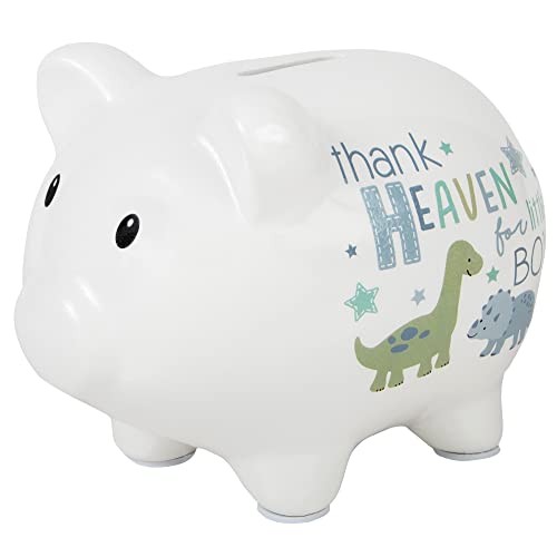 Image of Baby Essentials My First Piggy Bank, Baby's First Piggy Banks for Boys and Girls (Thank Heaven Dinos)