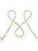 Produktbild modabilé Panzerkette Damen Halskette Vergoldet 925er Sterling Silber (38cm 1,3mm breit) Goldkette ohne Anhänger Goldene Kette Kurz 925 Frauen