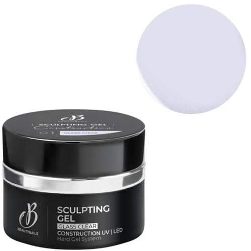 Gel de construction effet verre pour des extensions d'ongles haut de gamme