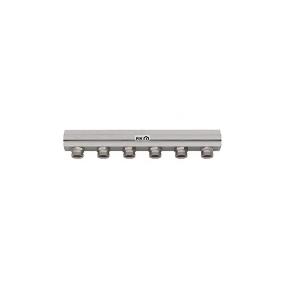 COLLETTORE DI DISTRIBUZIONE 1" DERIVAZIONE 24X19 INT. 50 1" x 4 Vie L. 214 mm