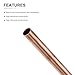 DTGN 12mm x 0.5mm x 100mm(ODxWall TxL) Copper Tube - 4Pack - Good for Machinery Equipment DIY Decorative Frame - Round Metal Tubing