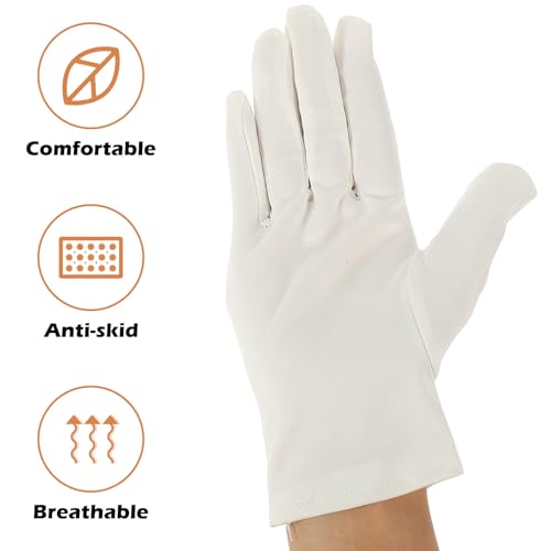 Guantes de microfibra para joyería Hohopeti, antielectrostáticos y sin polvo 5