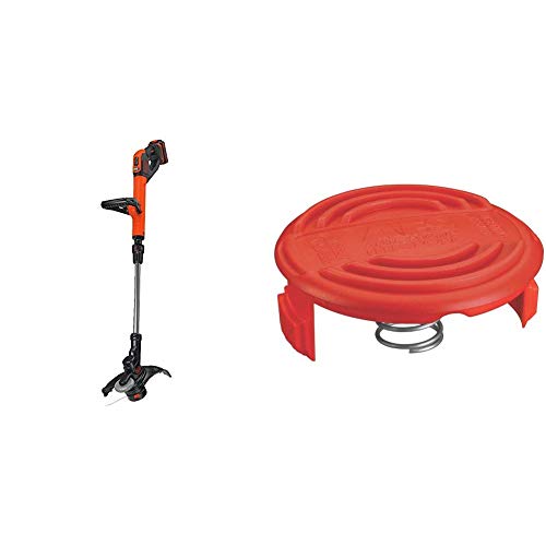 Image of BLACK+DECKER 20V MAX 2-Speed String Trimmer /Edger with Trimmer Line Cap and Spring for AFS Trimmer (LST522 & RC-100-P)