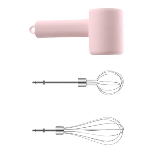 Rechargeable Cordless Electric Eggs Whisk For Baking 3 Speed Handheld Mixer With 2 Stainless Steel Attachments