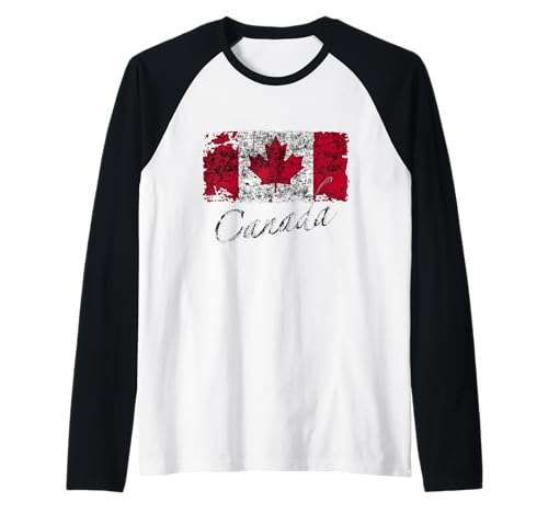 T-shirt Canada, vêtements canadiens, chemises Canada pour femmes Jap Manche Raglan