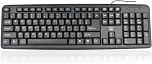 Ewent Tastiera Professionale USB Cablata, Layout Italiano QWERTY, Tastiera con filo per PC/Notebook/Laptop, Mac/Windows, nera