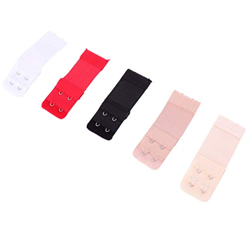 Amosfun 10 Unidades Extensor de Sutiã Feminino 2 Ganchos 2 Filas de Sutiã Elástico Com Alça de Sutiã