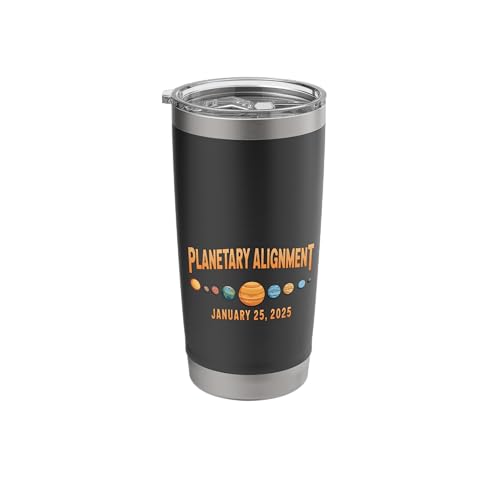 Planetary Alignment January 25, 2025 Cosmic Space Stainless Steel Insulated Tumbler