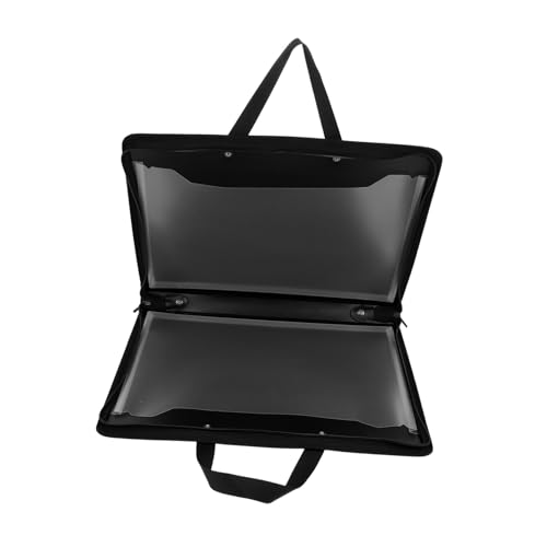 DOITOOL Exam Paper Pouch Portable Art Portfolio for Student Supplies Durable Material Artwork Storage Bag Handheld Organizer for Test Papers and Sketches Capacity Design