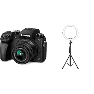 Panasonic LUMIX G7 16.00 MP 4K Mirrorless Interchangeable Lens Camera Kit with 14-42 mm Lens (Black)