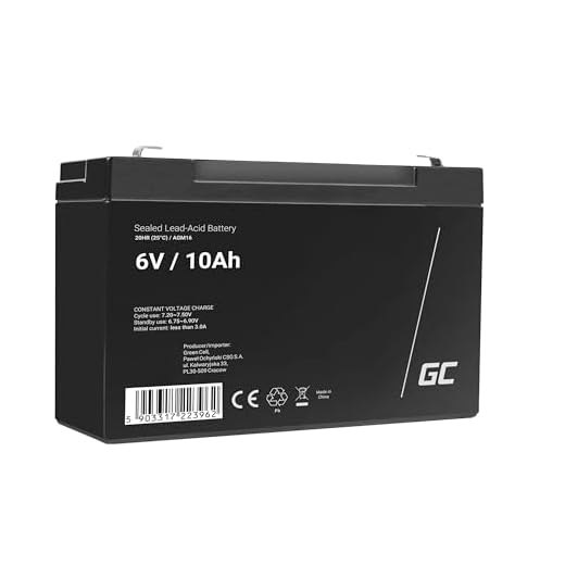 Green Cell® AGM 6V 10Ah Akku VRLA Blei-Batterie Bleiakku Ersatzakku Gelakku Akkubatterie Zyklenfest Unbemannt Spielzeug, Elektro Spielzeug, Alarm, Notstrom, Kinderfahrzeuge, Kinder-Quad