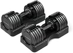 55 lb Paire de bourdons de poids, noir compact 55lb. Set d'entraînement à ampoule de poids-A pour les entraînements connectés