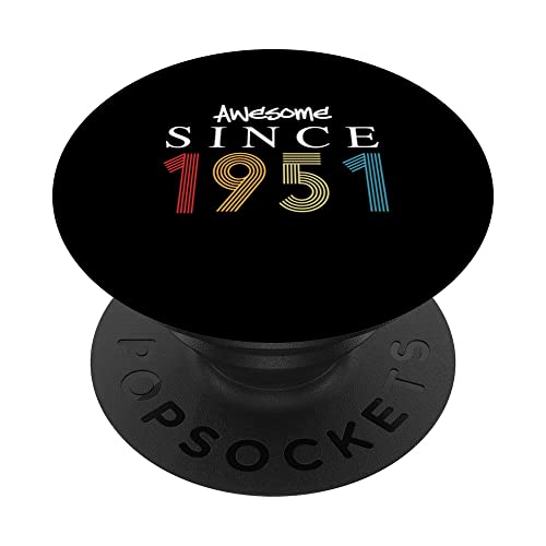 Impresionante Desde 1951 Cumpleaños 1951 Vintage 1951 Año PopSockets PopGrip Intercambiable